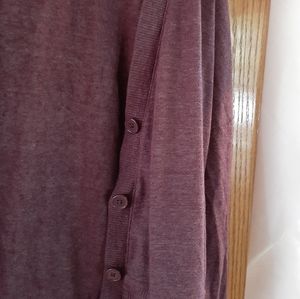 Cropped Button-Up Sweater